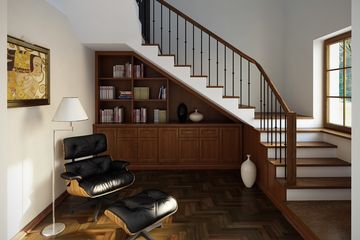 Projekt domu Szafran 6 - parterowy z poddaszem dom o powierzchni 137,84 m², dach dwuspadowy - ujęcie 7