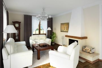 Projekt domu Szafran 6 - parterowy z poddaszem dom o powierzchni 137,84 m², dach dwuspadowy - ujęcie 8