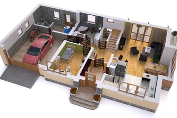  Projekt domu BW-44 wariant 1 (JGC1126) - projekt domu parterowego z poddaszem - Zdjęcie 4