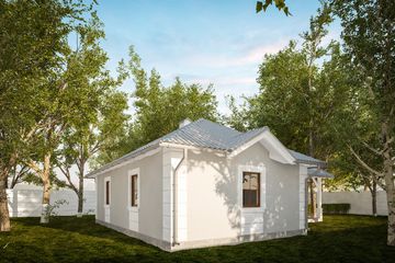  Projekt budynku gospodarczego G282 - Budynek gospodarczy (PRA1307) - projekt budynku parterowego - Zdjęcie 2