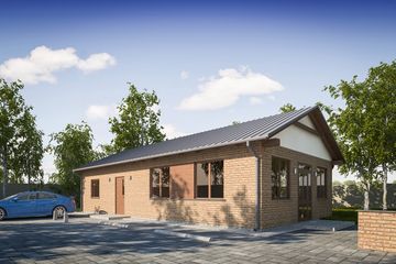  Projekt budynku gospodarczego G283 - Budynek gospodarczy (PRA1309) - projekt budynku parterowego - Zdjęcie 1