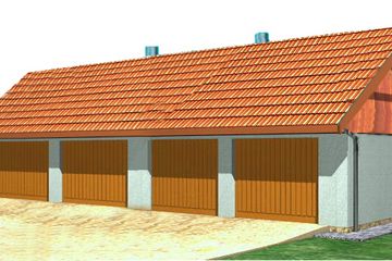  Projekt garażu BR 193 (KRG1173) - projekt garażu parterowego - Zdjęcie 1