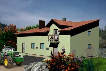  Projekt budynku inwentarskiego BR-221 (KRG1182) - projekt budynku parterowego - Zdjęcie 1