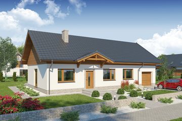  Projekt domu Enzo PS (WRW1262) - projekt domu parterowego - Zdjęcie 1