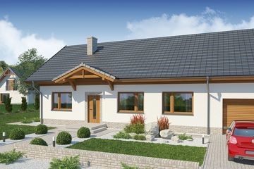  Projekt domu Enzo PS (WRW1262) - projekt domu parterowego - Zdjęcie 2