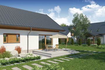  Projekt domu Enzo PS (WRW1262) - projekt domu parterowego - Zdjęcie 4