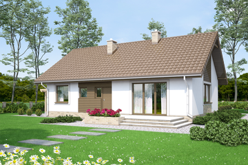  Projekt domu Mokka 3 (WOF1080) - projekt domu parterowego - Zdjęcie 6