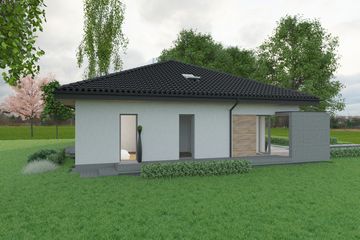  Projekt domu T-Squar (WAF1034) - projekt domu parterowego - Zdjęcie 3