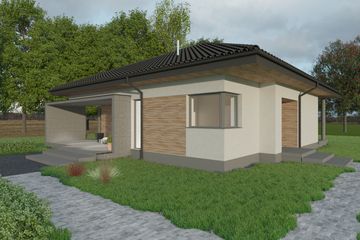  Projekt domu T-Squar (WAF1034) - projekt domu parterowego - Zdjęcie 7