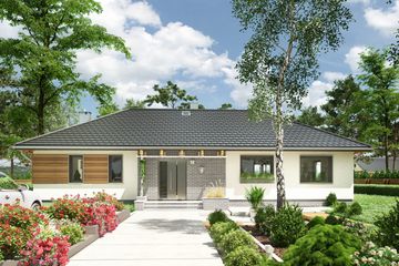  Projekt domu Rumianek (1510) (KRD2672) - projekt domu parterowego - Zdjęcie 1