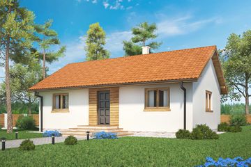  Projekt domu Domek Miodowy (003 ET) (SLF1066) - projekt domu parterowego - Zdjęcie 1