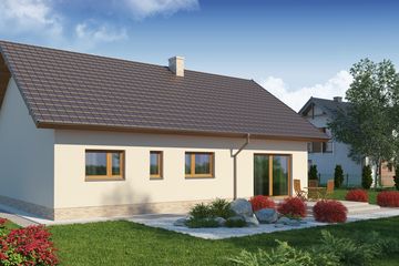  Projekt domu Hoste (WRW1265) - projekt domu parterowego - Zdjęcie 4