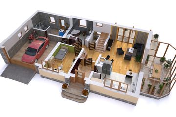  Projekt domu BW-44 wariant 2 (JGC1129) - projekt domu parterowego z poddaszem - Zdjęcie 5