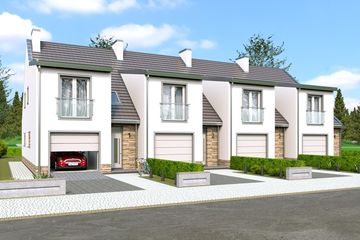  Projekt domu Erwin - szereg l+s+s+p (WRD2488) - projekt domu z pełnym piętrem - Zdjęcie 1