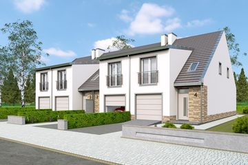  Projekt domu Erwin - szereg pl+s+sl+p (WRD2490) - projekt domu z pełnym piętrem - Zdjęcie 5