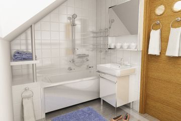  Projekt domu Wydrzyk z wiatą [A] (WRF1638) - projekt domu parterowego z poddaszem - Zdjęcie 8