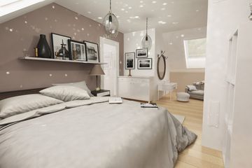  Projekt domu Wydrzyk z wiatą [A] (WRF1638) - projekt domu parterowego z poddaszem - Zdjęcie 15