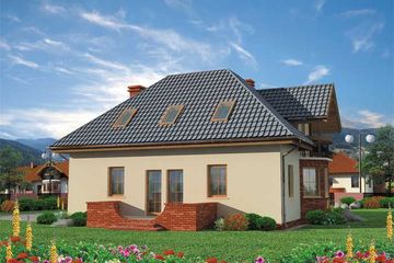  Projekt domu Manila (SLN1056) - projekt domu parterowego z poddaszem - Zdjęcie 3