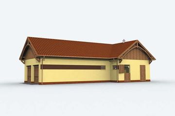  Projekt stajni S14 Stajnia dla koni - 4 boksy (SLN1092) - projekt stajni parterowego - Zdjęcie 3