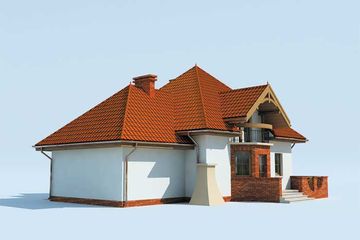  Projekt domu Valencia (SLN1076) - projekt domu parterowego z poddaszem - Zdjęcie 4