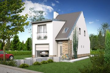  Projekt domu Erwin (WRD2491) - projekt domu z pełnym piętrem - Zdjęcie 3