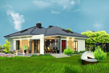  Projekt domu Domidea 1 (WAC1000) - projekt domu parterowego - Zdjęcie 1