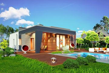  Projekt domu Domidea 2 N (WAC1002) - projekt domu parterowego - Zdjęcie 3