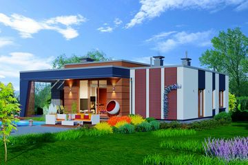  Projekt domu Domidea 2 N (WAC1002) - projekt domu parterowego - Zdjęcie 4