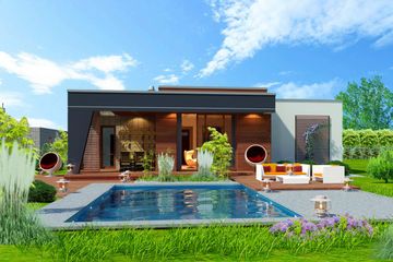  Projekt domu Domidea 2 N (WAC1002) - projekt domu parterowego - Zdjęcie 1