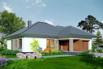  Projekt domu Domidea 2 d antresola (WAC1005) - projekt domu parterowego - Zdjęcie 3