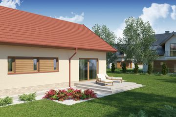  Projekt domu Rodan (WRW1266) - projekt domu parterowego - Zdjęcie 2