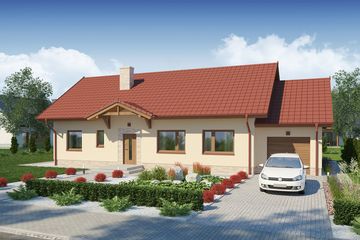  Projekt domu Rodan (WRW1266) - projekt domu parterowego - Zdjęcie 3