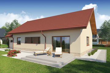  Projekt domu Rodan (WRW1266) - projekt domu parterowego - Zdjęcie 4