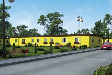  Projekt domu opieki BSC2 budynek socjalny (SLN1399) - projekt domu parterowego - Zdjęcie 3