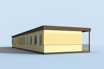  Projekt domu opieki BSC3 budynek socjalny (SLN1401) - projekt domu parterowego - Zdjęcie 4