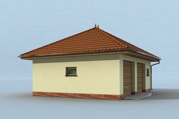  Projekt garażu G175 (SLN1414) - projekt garażu parterowego - Zdjęcie 4