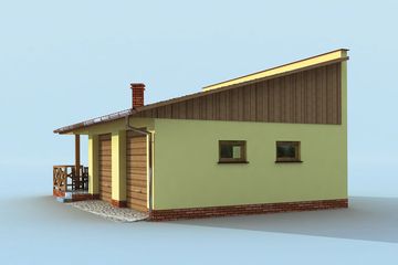  Projekt grilla / wędzarni G187 projekt z wędzarnią (SLN1424) - projekt grilla parterowego - Zdjęcie 4