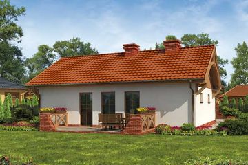  Projekt domu Luanda (SLN1275) - projekt domu parterowego - Zdjęcie 3