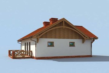  Projekt domu Luanda (SLN1275) - projekt domu parterowego - Zdjęcie 4