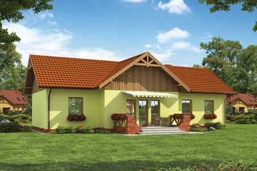  Projekt domu Ankara (SLN1276) - projekt domu parterowego z poddaszem - Zdjęcie 3