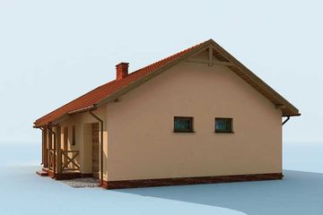  Projekt domu Kampala (SLN1314) - projekt domu parterowego - Zdjęcie 4