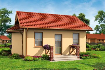  Projekt domu letniskowego Limone dom letniskowy (SLN1456) - projekt domu letniskowego parterowego - Zdjęcie 3