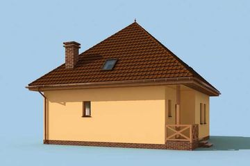  Projekt domu Madera (SLN1740) - projekt domu parterowego z poddaszem - Zdjęcie 4