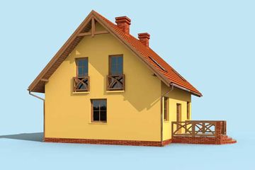  Projekt domu Sevilla 2 (SLN1316) - projekt domu parterowego z poddaszem - Zdjęcie 4