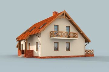  Projekt domu Miranda 2 (SLN1710) - projekt domu parterowego z poddaszem - Zdjęcie 4