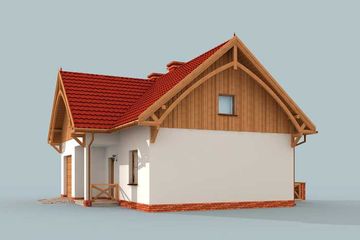  Projekt domu Luanda 2 (SLN1716) - projekt domu parterowego - Zdjęcie 3