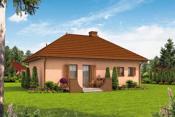  Projekt domu letniskowego Andaluzja dom letniskowy (SLN1514) - projekt domu letniskowego parterowego - Zdjęcie 3