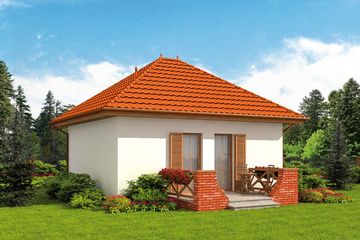  Projekt domu letniskowego Honolulu dom letniskowy (SLN1520) - projekt domu parterowego - Zdjęcie 3