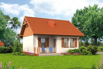  Projekt domu letniskowego Minesota dom letniskowy (SLN1526) - projekt domu letniskowego parterowego - Zdjęcie 3