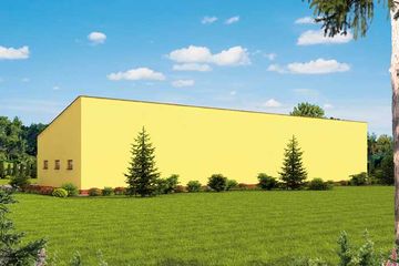  Projekt garażu G271 garaż sześciostanowiskowy z pomieszczeniami gospodarczymi (SLN1537) - projekt garażu parterowego - Zdjęcie 3